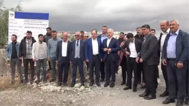 Milletvekili Ahmet Arslan, Sarıkamış'ta okul inşaatlarını inceledi