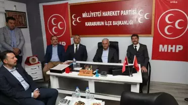 Binali Yıldırım, Karaburun'daki Hakim ve Savcının Urfa'ya Sürülmesi Olayı ile Gündeme Gelen MHP İlçe Başkanını Ziyaret Etti
