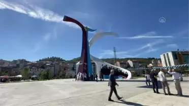 Trabzon'da yapımı tamamlanan Şampiyonluk Anıtı açıldı