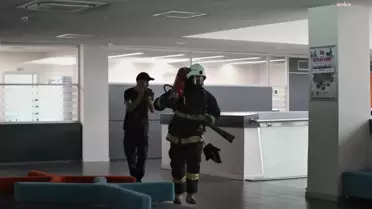 Antalya Büyükşehir Belediyesi'nde Acil Durum Tatbikatı Yapıldı