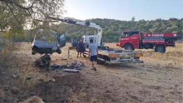 Son Dakika | TARLAYA UÇAN OTOMOBİLİN SÜRÜCÜSÜ ÖLDÜ