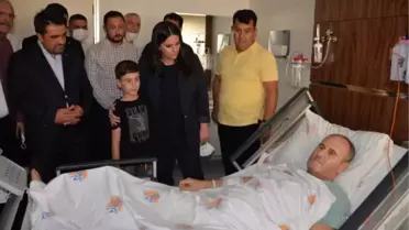 Son dakika gündem: AK PARTİ GENEL BAŞKAN YARDIMCISI SARIEROĞLU'NDAN YARALI POLİSE ZİYARET