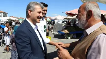 Başkan Altınsoy semt pazarında esnaf ve vatandaşlarla buluştu
