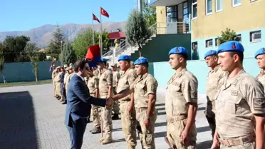 Son dakika haber! Kaymakam Başar, jandarma ile bir araya geldi