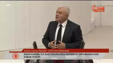 'Sansür Yasası' TBMM'de.