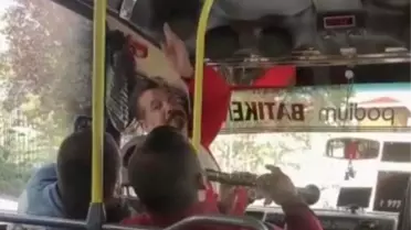 Ankara'da yolcu minibüsünde klarnetli yolculuk! Kazaya davetiye çıkardılar
