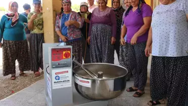 Antalya Büyükşehir'den Serik'e Hamur Yoğurma Makinesi Desteği