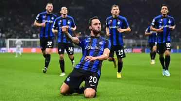 Milli futbolcu Hakan Çalhanoğlu'ndan büyük başarı! Barcelona'ya attığı golle mağlup etti