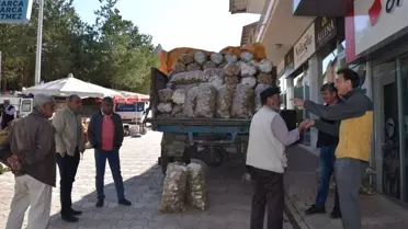 Vatandaşların kışlık patates stoku başladı