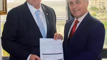 Başkan Yılmaz mazbatasını aldı