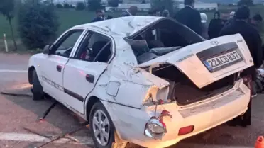 Bursa haberleri: Bursa'da otomobilin devrilmesi sonucu baba ve kızı öldü