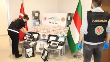 Edirne gündem haberleri | İpsala Gümrük Kapısı'nda 108 kilogram eroin yakalandı