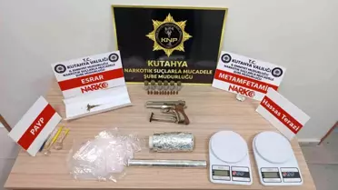 Son dakika haberleri... Kütahya'daki uyuşturucu operasyonunda 5 şüpheli yakalandı