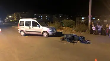 Motosiklet kazasında 2 yaşındaki oğluyla ölümden döndü
