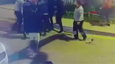 Şişli Hamidiye Etfal'de 4 güvenlik görevlisinin bıçaklandığı kavga kamerada