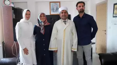 Mersin yerel haberleri: Mut müftüsüne Macar gelin