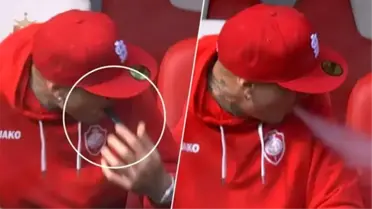 Yedek kulübesinde e-sigara içen yıldız futbolcu kadro dışı kaldı