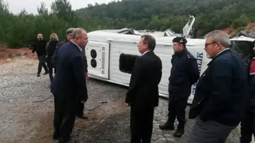 Son dakika haberleri | Kaymakam Gürdal, kaza yerinde incelemelerde bulundu