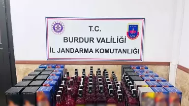 Son dakika haberleri! Burdur jandarmadan kaçak içki operasyonu