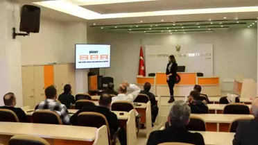 Erkek çalışanlara 'Kadına Yönelik Şiddetle Mücadele' eğitimi