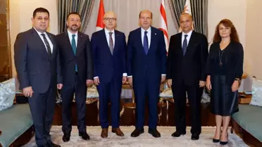 KKTC Cumhurbaşkanı Tatar: 'Türkiye Cumhuriyeti'nin duruşu hepimize güç vermektedir'