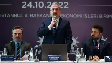 Hazine ve Maliye Bakan Yardımcısı Gürcan, Eyüpsultan'da iş insanlarıyla buluştu
