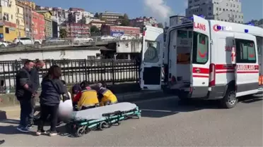 Kaldırımda yürüyen adama tır çarptı