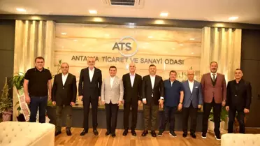 Başkan Tütüncü'den, ATSO Başkanı Bahar'a ziyaret