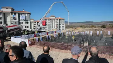 Bolu haberi | Bolu'da 'İlk Evim, İlk İş Yerim' projesinde konutların temeli atıldı