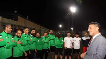 AK Partili Subaşı, futbolculara moral verdi