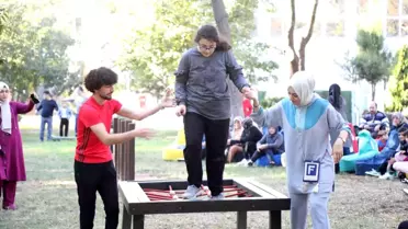 Engelli bireyler kampta eğlendi