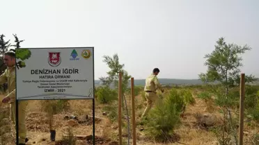 Merhum milli ragbici Denizhan İğdir için İzmir'de 11 bin fidan dikildi