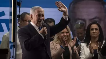 İsrail'de yapılan genel seçimde Netanyahu liderliğindeki sağ ittifak, hükümeti kuracak çoğunluğa erişti
