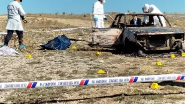 Yanmış otomobildeki 2 cesetle ilgili 3 gözaltı