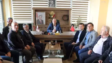 Çerkezköy Belediye Başkanı Akay'dan Servisçiler Odasına 'Hayırlı Olsun' Ziyareti