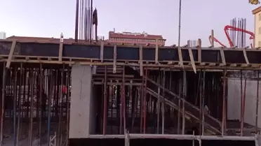 Çorum'da Bedesten İnşaatı Çöktü: 2 İşçi Yaralandı