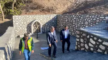 Tarihi çeşme yeniden gün yüzüne çıkartıldı