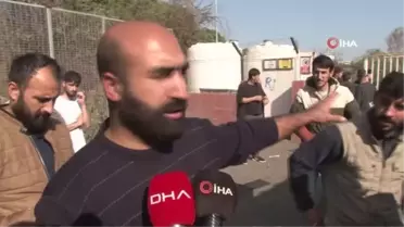 Bayrampaşa Meyve-Sebze Hali'nde yönetime tepki için kasaları ateşe verdiler