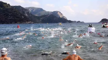 Aquamasters Yüzme Şampiyonası'nın Marmaris etabı tamamlandı