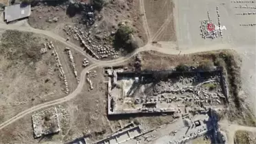 Magnesia Antik Kenti'nde 'Zeus Tapınağı' tamamıyla ortaya çıkarıldı