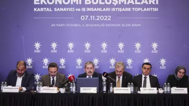 Hazine ve Maliye Bakan Yardımcısı Gürcan, Kartal'da iş insanlarıyla buluştu (1)