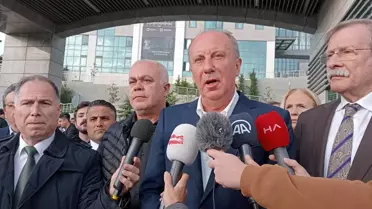 Memleket Partisi Genel Başkanı İnce, Haliç Üniversitesi Rektörlüğüne tepki gösterdi