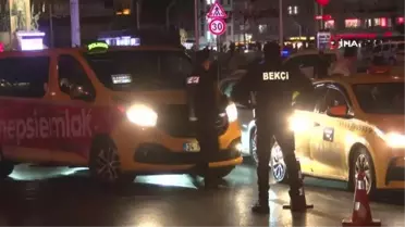 Taksim'de yapılan 'Yeditepe Huzur Uygulamasında silahla tehditten aranması olan şüpheli yakalandı