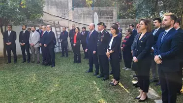 Türkiye'nin Beyrut Büyükelçiliğinde Büyük Önder Atatürk'ü anma töreni düzenlendi