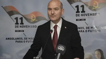 İçişleri Bakanı Soylu, Angola Bağımsızlık Günü resepsiyonuna katıldı Açıklaması