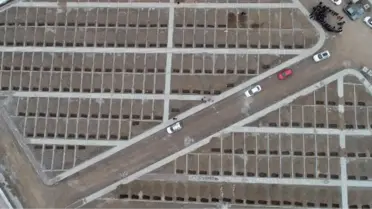 Erzurum'da kış hazırlığı! Toprak donmadan yüzlerce mezar kazılıyor