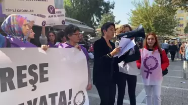 İzmir'de Tip'li Kadınlardan 'Kreş' Eylemi: 'Çocuklar Kreşe, Kadınlar İşe'