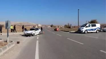 Çankırı'da otomobil ile triportör çarpıştı: 3 yaralı