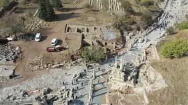 Efes'teki yangın tabakası altından 1400 yıllık beslenme alışkanlığı çıktı