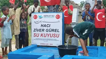 Türk Yardım Derneği Şefkat Eli'den Afrika'da Su Kuyusu Projesi